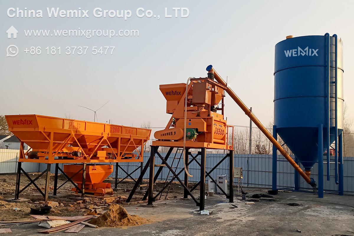 hzs25 concrete batching plant